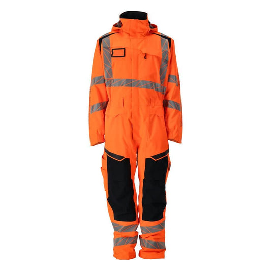 Winteroverall CLIMASCOT®, leicht Winterkombination, hi-vis orange/schwarzblau