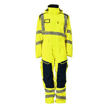 Winteroverall CLIMASCOT®, leicht Winterkombination, hi-vis gelb/schwarzblau