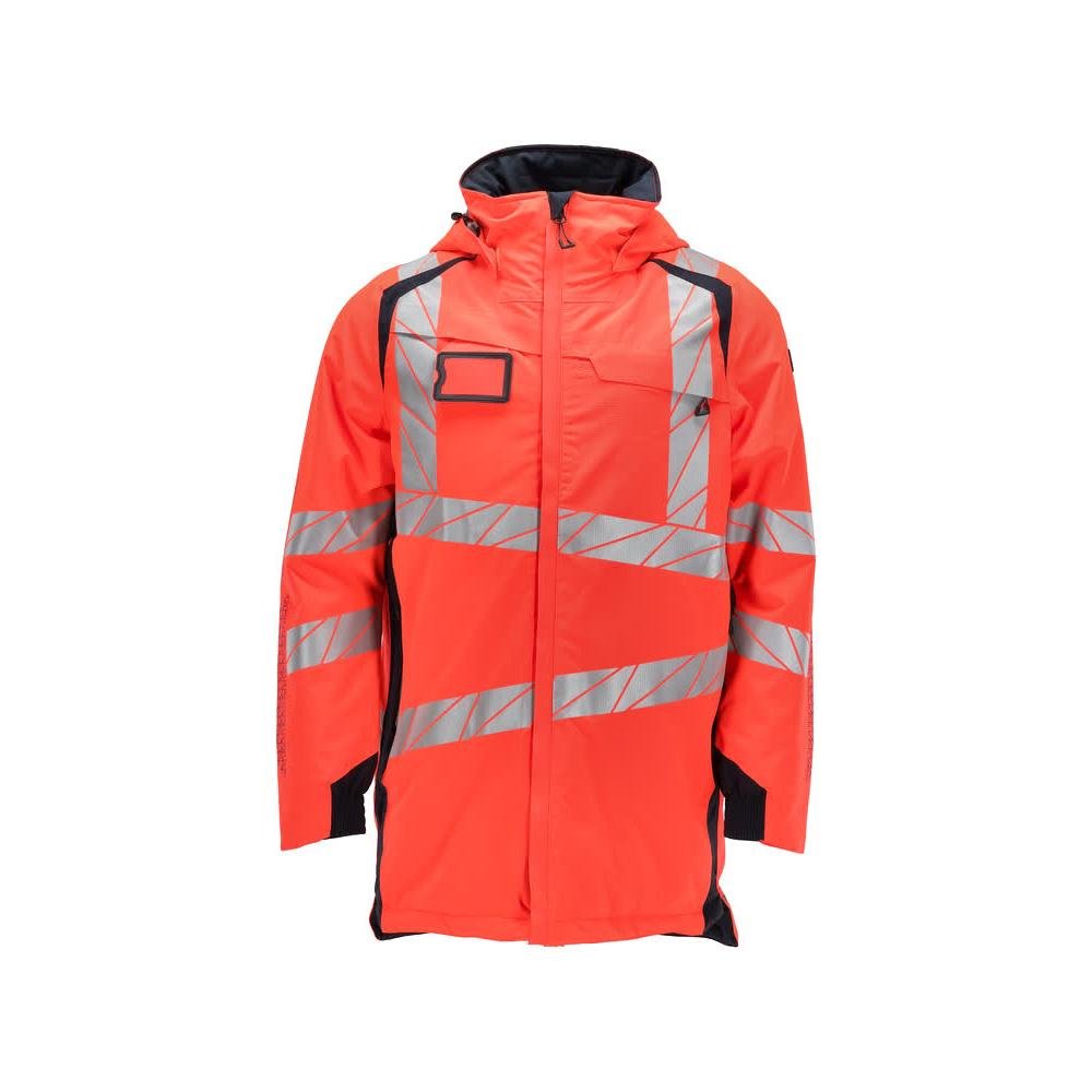 Parka doublure CLIMASCOT®, parka légère, haute visibilité rouge/noir-bleu