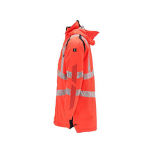 Parka doublure CLIMASCOT®, parka légère, haute visibilité rouge/noir-bleu
