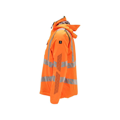 Veste d'hiver CLIMASCOT®, veste d'hiver légère, orange haute visibilité/vert mousse