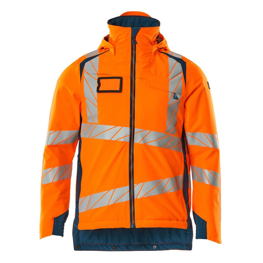Veste d'hiver CLIMASCOT®, veste d'hiver légère, orange haute visibilité/pétrole foncé