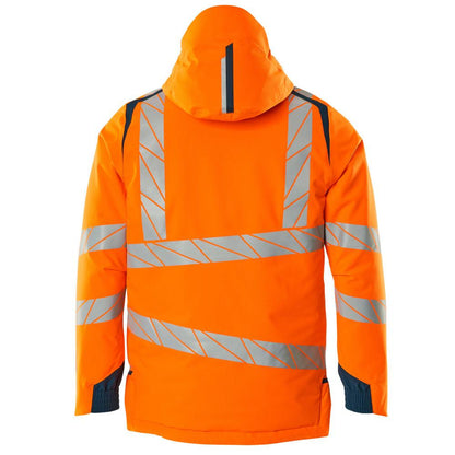 Veste d'hiver CLIMASCOT®, veste d'hiver légère, orange haute visibilité/pétrole foncé