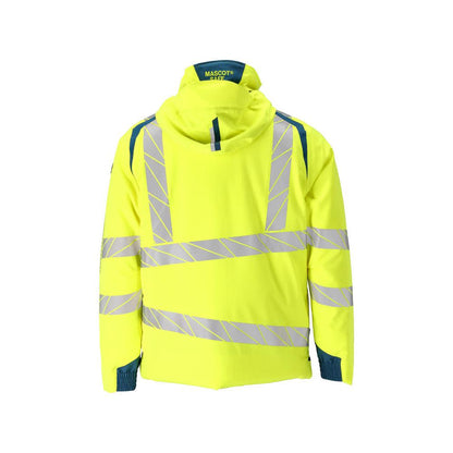 Veste d'hiver CLIMASCOT®, veste d'hiver légère, jaune haute visibilité/pétrole foncé