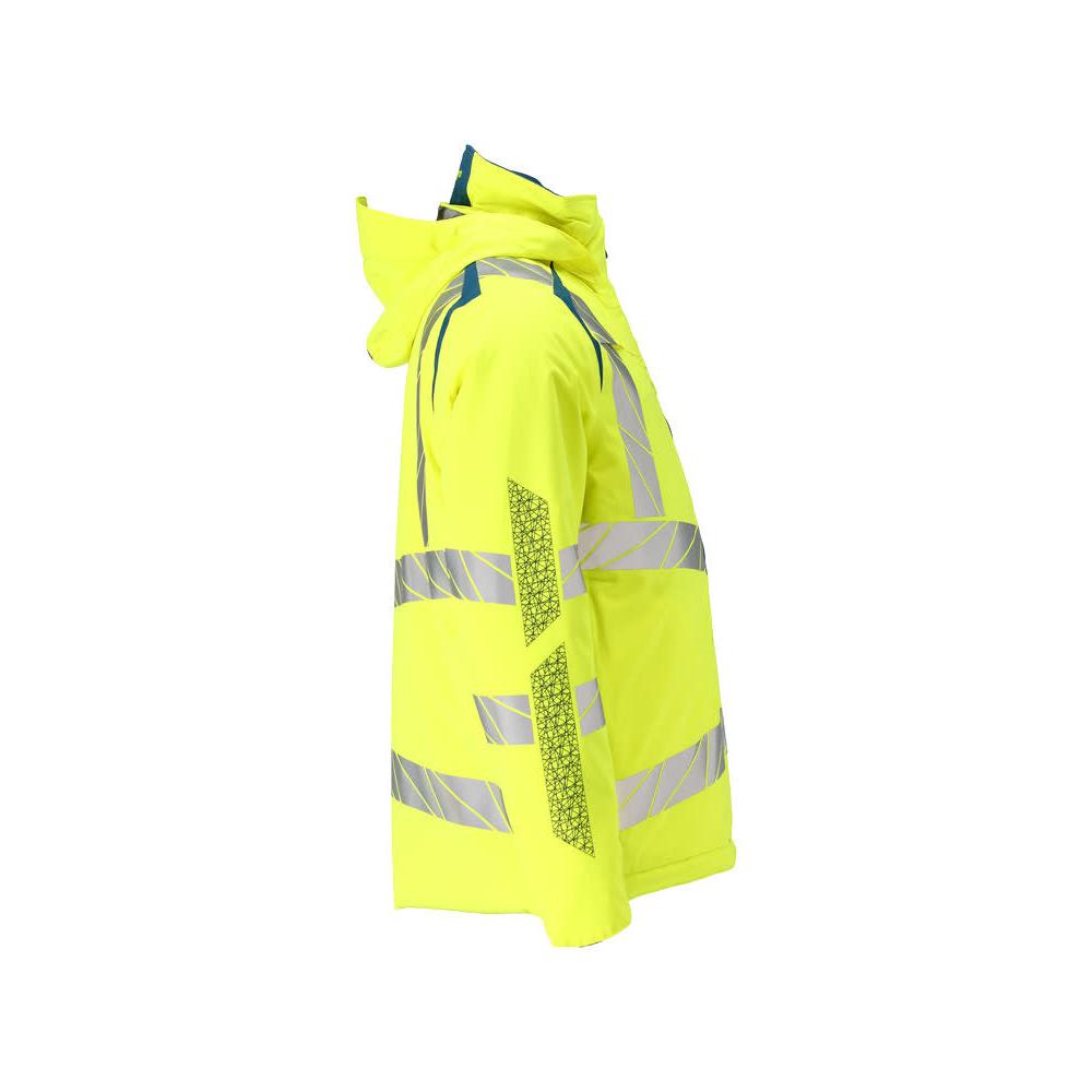 Veste d'hiver CLIMASCOT®, veste d'hiver légère, jaune haute visibilité/pétrole foncé