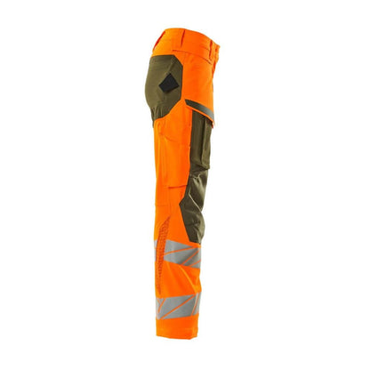 Hose, Damen,DIAMOND, Knietaschen,Stretch Hose