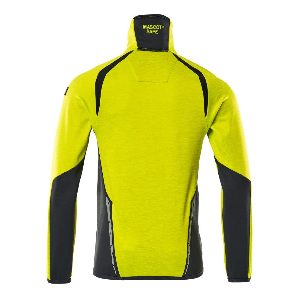 Fleecepullover mit kurzem Reißverschluss Microfleecejacke