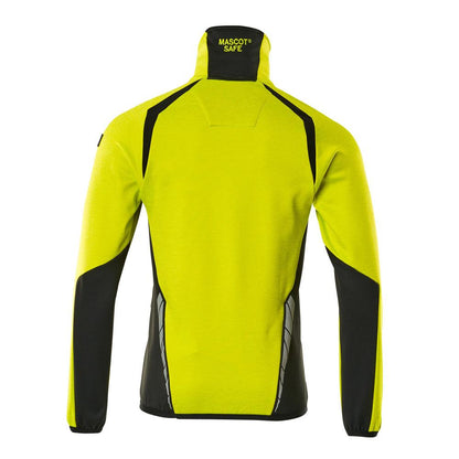 Fleecepullover mit kurzem Reißverschluss Microfleecejacke