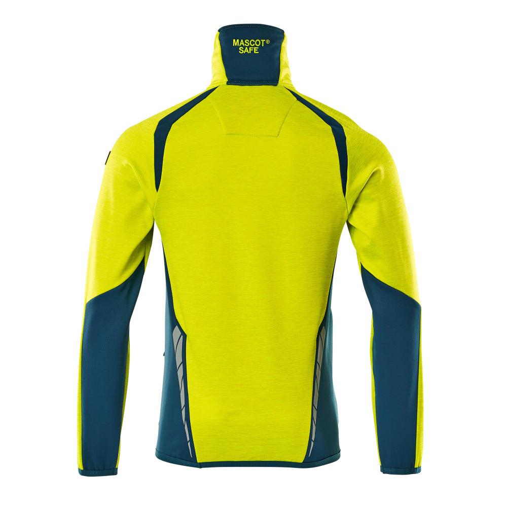 Fleecepullover mit kurzem Reißverschluss Microfleecejacke