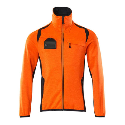 Fleecepullover mit Reißverschluss Microfleecejacke