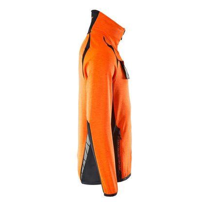 Fleecepullover mit Reißverschluss Microfleecejacke