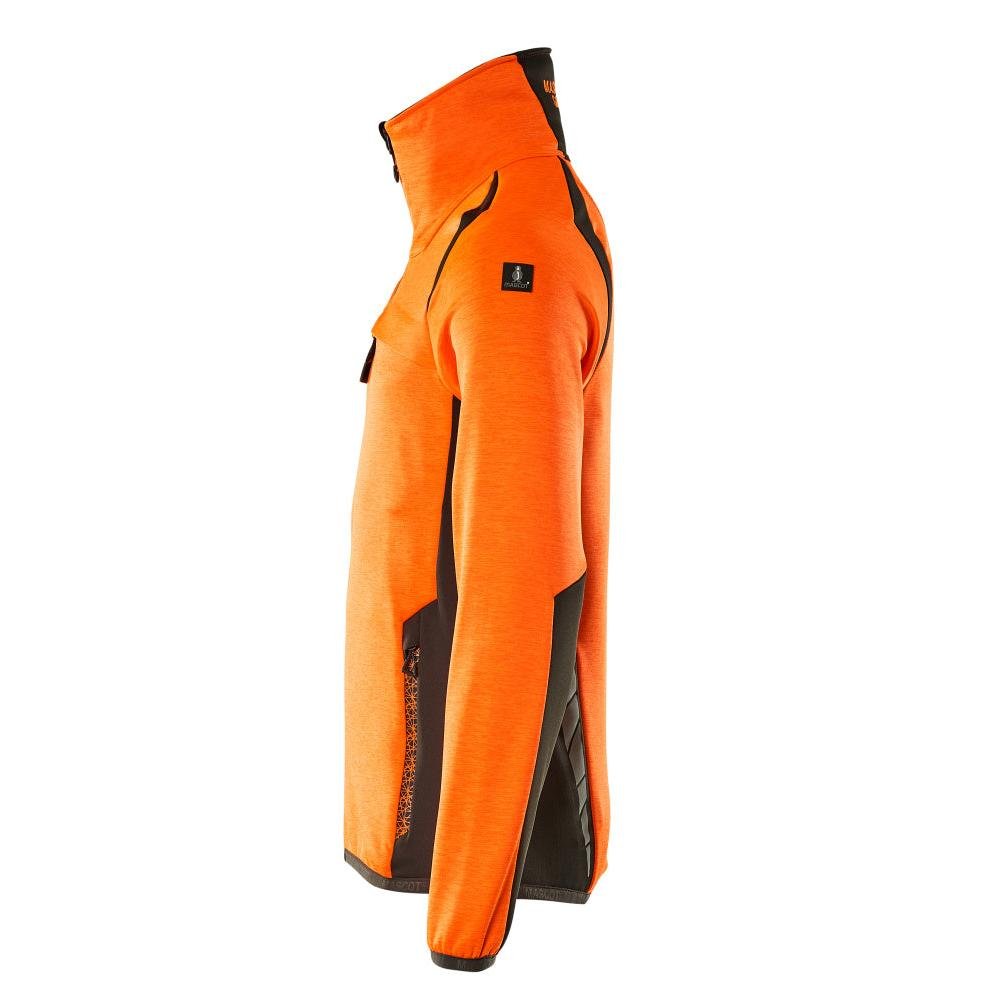 Fleecepullover mit Reißverschluss Microfleecejacke