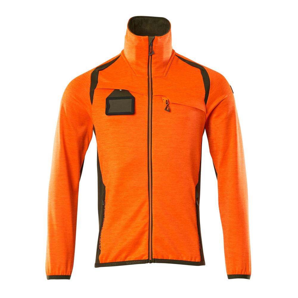 Fleecepullover mit Reißverschluss Microfleecejacke