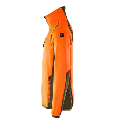 Fleecepullover mit Reißverschluss Microfleecejacke