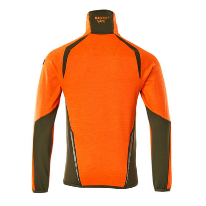 Fleecepullover mit Reißverschluss Microfleecejacke