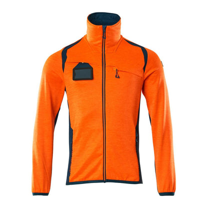 Fleecepullover mit Reißverschluss Microfleecejacke