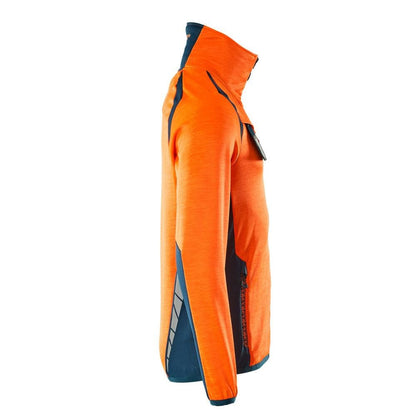 Fleecepullover mit Reißverschluss Microfleecejacke