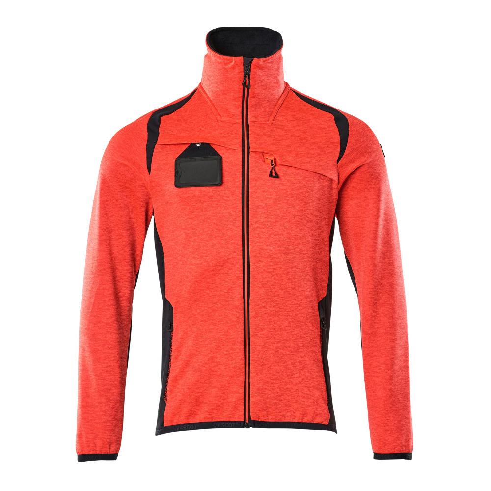 Fleecepullover mit Reißverschluss Microfleecejacke