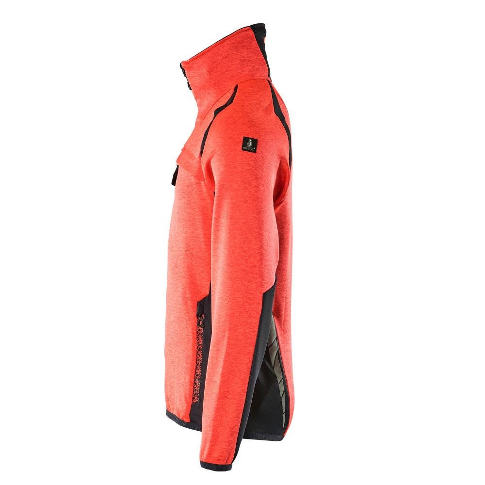 Fleecepullover mit Reißverschluss Microfleecejacke