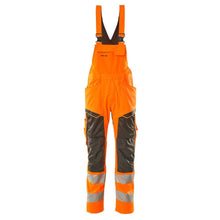 Latzhose, Knietaschen, Stretch-Einsätze Latzhose