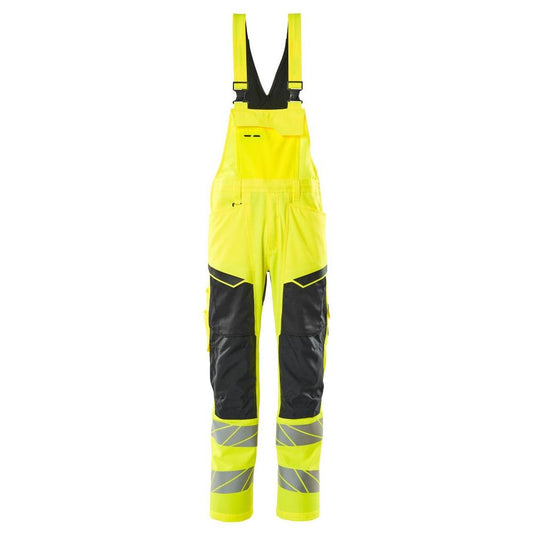 Latzhose, Knietaschen, Stretch-Einsätze Latzhose