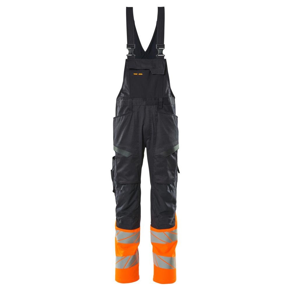 Latzhose, Knietaschen, Stretch-Einsätze Latzhose