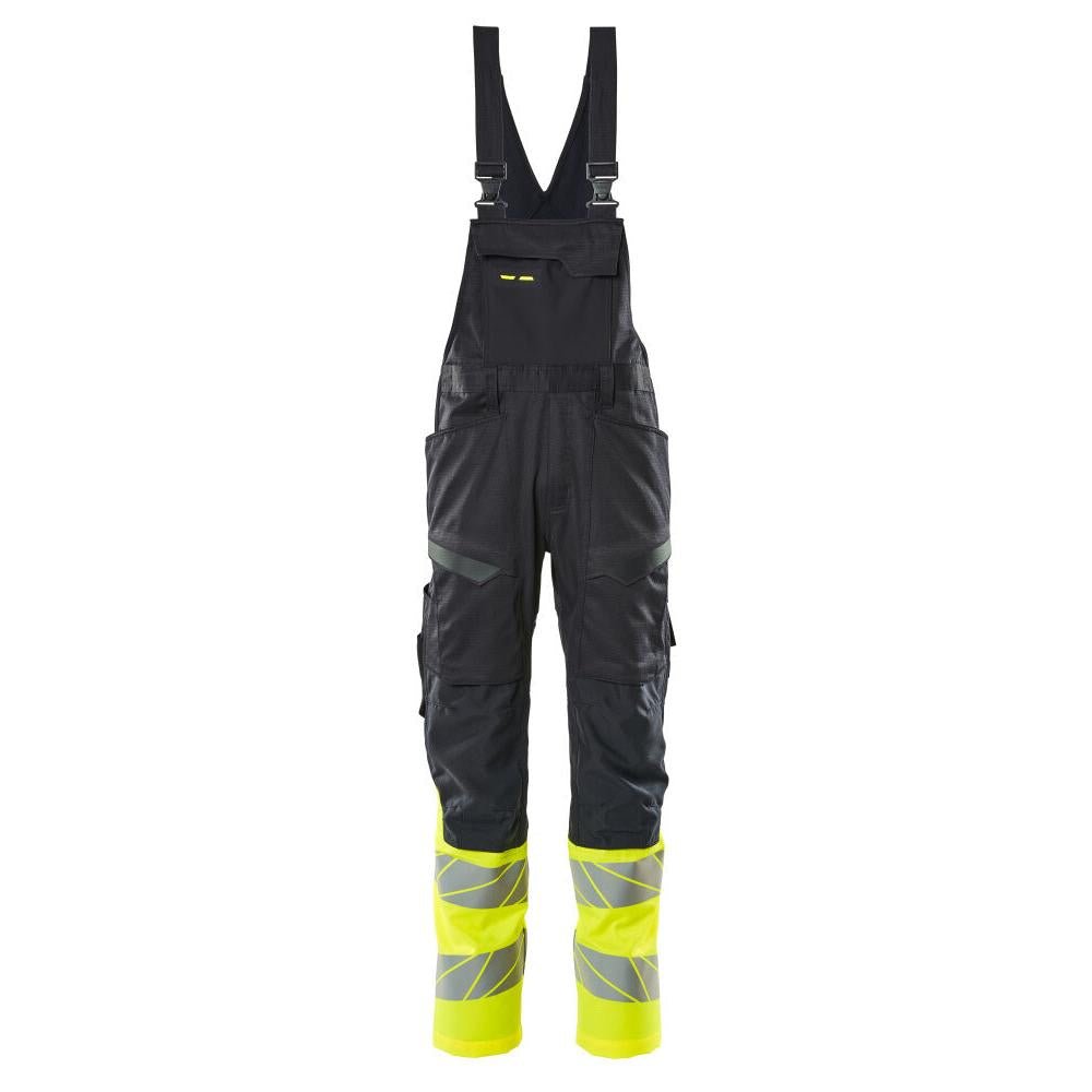 Latzhose, Knietaschen, Stretch-Einsätze Latzhose
