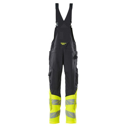 Latzhose, Knietaschen, Stretch-Einsätze Latzhose