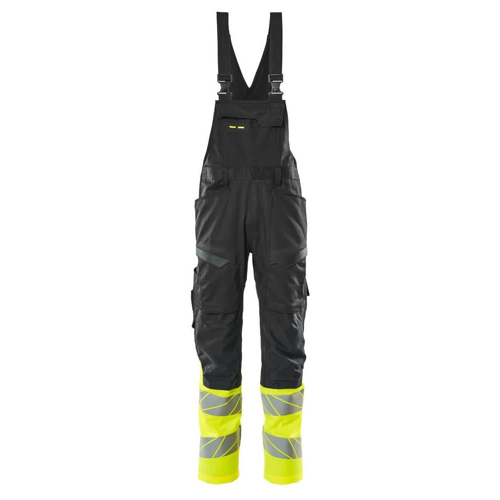 Latzhose, Knietaschen, Stretch-Einsätze Latzhose