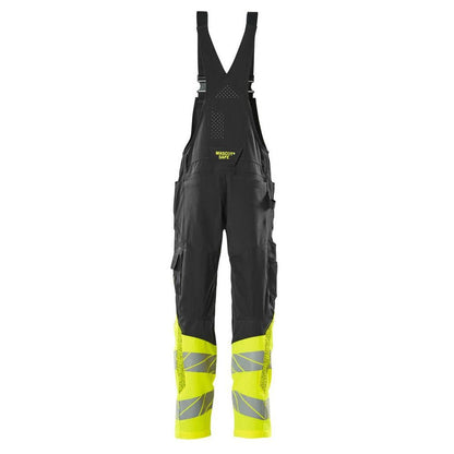 Latzhose, Knietaschen, Stretch-Einsätze Latzhose