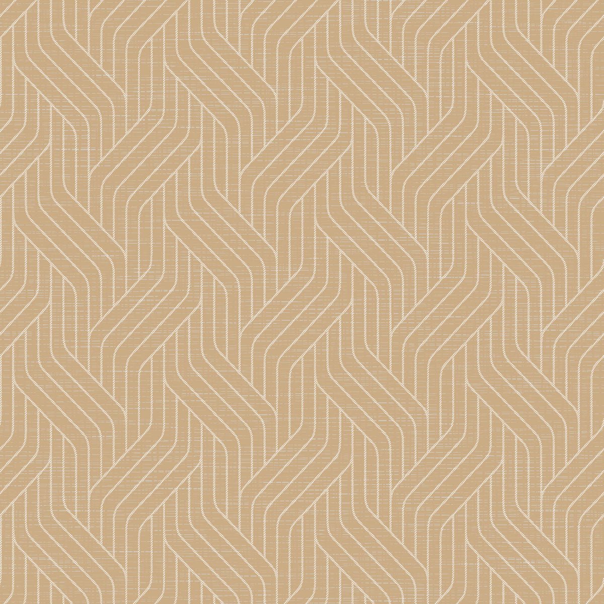 Serviettes Dunisoft 40 x 40 cm 1/4 pli de Duni GmbH avec un motif géométrique beige en zigzag et chevrons dans le style chevrons - idéal pour des décorations de table élégantes.