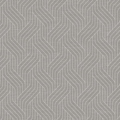 Un motif géométrique gris sans couture avec des chevrons imbriqués et de fines lignes blanches apporte de la structure - idéal pour les serviettes Dunisoft 40 x 40 cm 1/4 pli de Duni GmbH, qui apportent style et élégance à toute table dressée.