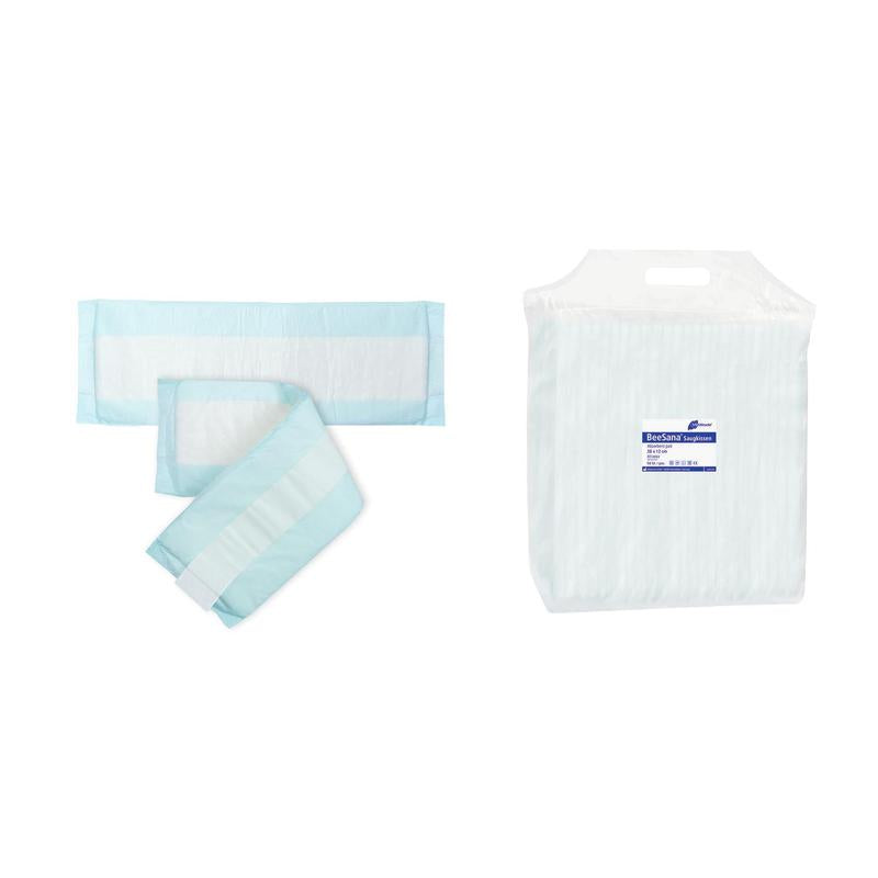 Coussin absorbant BeeSana®, 12 x 38 cm | Carton (8 paquets)