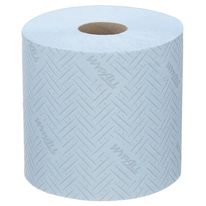 Das WypAll® L10 Papierwischtuch (38,00 cm x 18,30 cm) der Kimberly-Clark GmbH ist eine große, blaue Industrie-Mitteleinzugsrolle, die sich ideal für Service & Einzelhandel Reinigung mit Reach+™ Spender eignet.