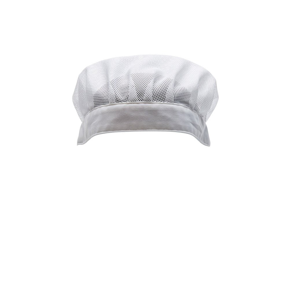 Cagoule avec bonnet en résille taille ONE, blanc | Paquet (1 pièce)
