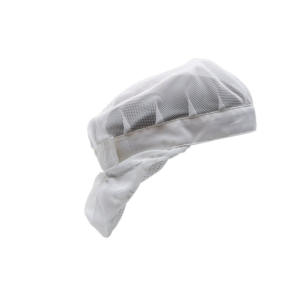 Cagoule avec bonnet en résille taille ONE, blanc | Paquet (1 pièce)