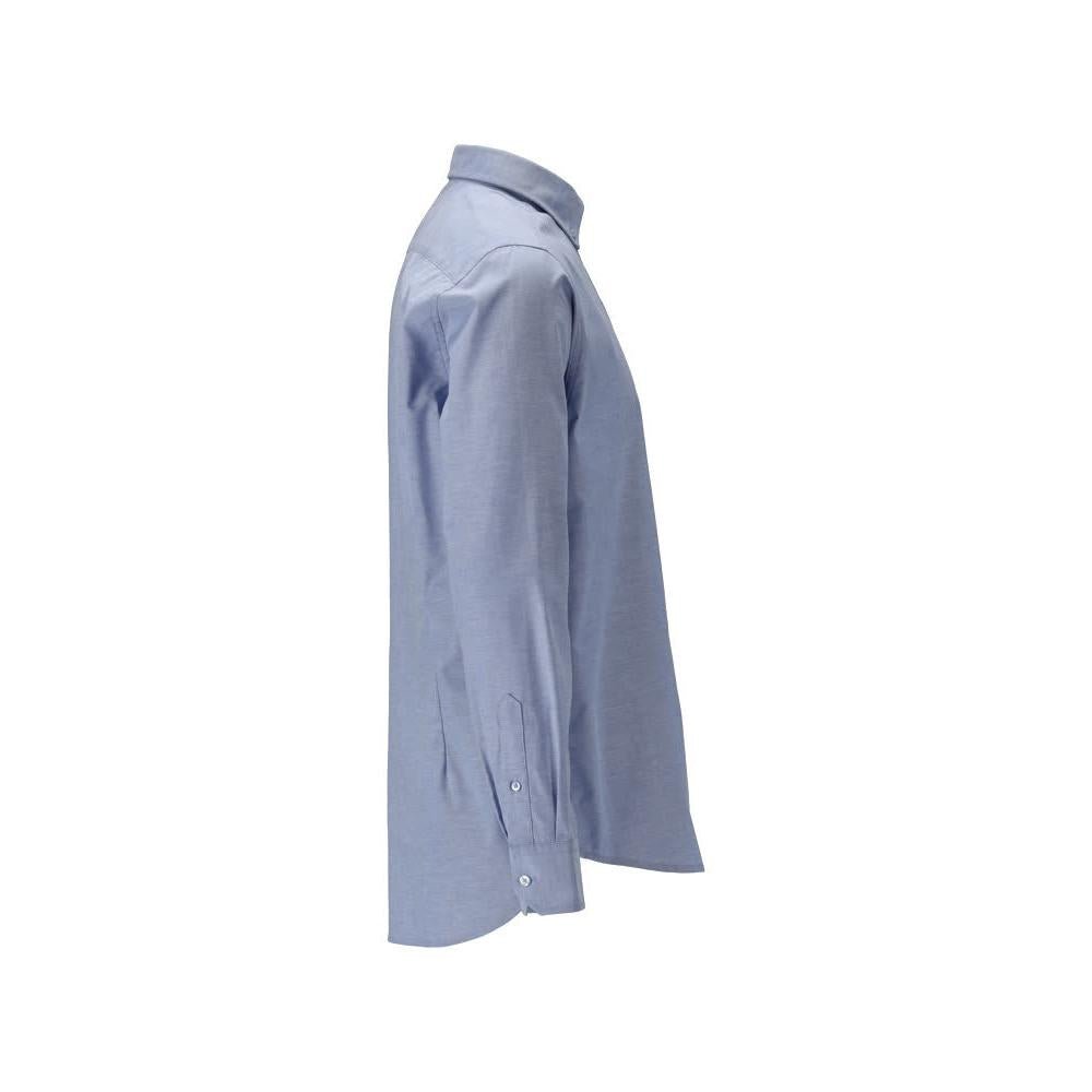 Chemise, coupe slim, stretch, bleu clair