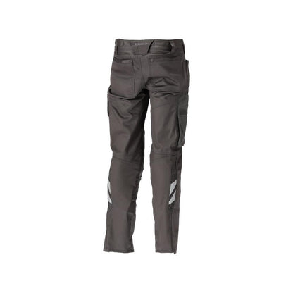 Pantalon avec poches genoux, coton+, pantalon clair, anthracite foncé