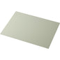 Une seule feuille plate et rectangulaire des sets de table en papier pistache 30x40 cm (paquet de 250) de Duni GmbH, décoration de table élégante, est présentée sur fond blanc.
