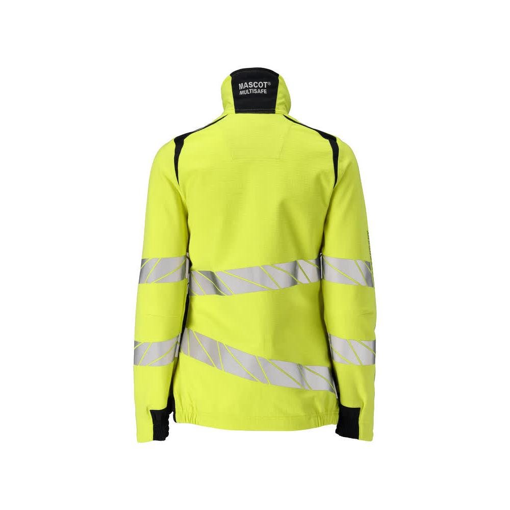 Jacke, Damen, ULTIMATE STRETCH Arbeitsjacke Multisafe, hi-vis gelb/schwarzblau