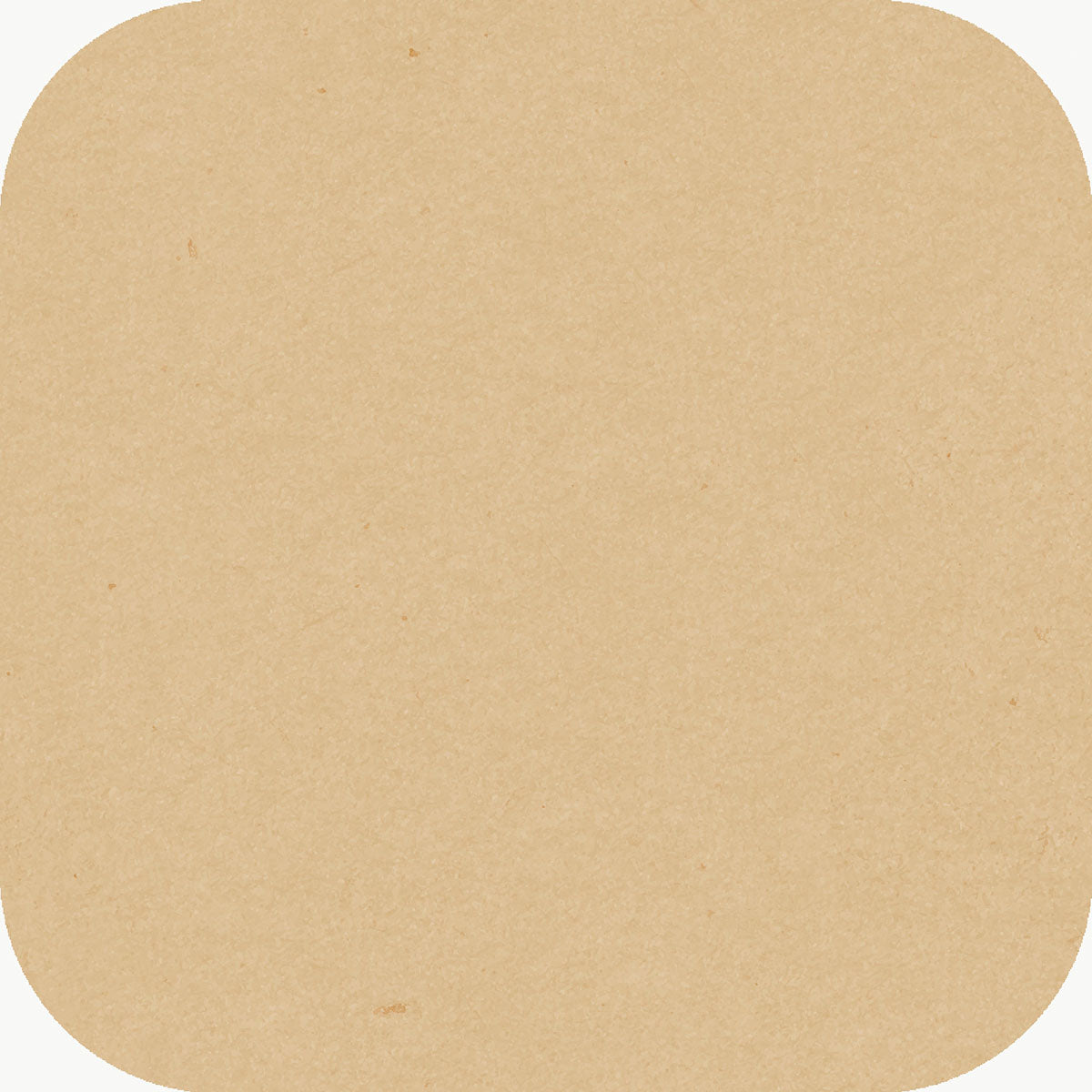 Ein naturbrauner Untersetzer (8,5 cm) der Duni GmbH, schlicht und gleichmäßig strukturiert mit abgerundeten Ecken. Geliefert in einer Packung mit 250 Stück, ist er ideal als nachhaltiger Untersetzer für verschiedene Zwecke.