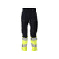 Pantalon, poches genoux, pantalon ULTIMATE STRETCH Multisafe, noir bleu/jaune haute visibilité
