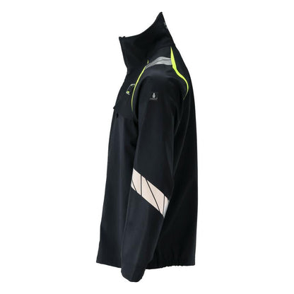 Softshell Jacket Veste softshell Multisafe, noir bleu/jaune haute visibilité