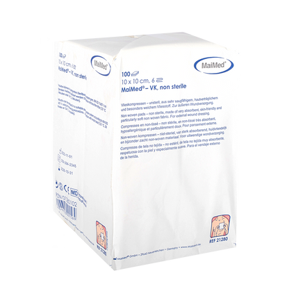 MaiMed-VK unsteril Vlieskompressen zu 100 St./Papiertüte