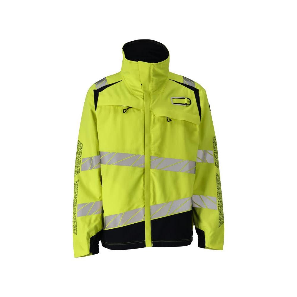 Veste avec inserts stretch Veste de travail Multisafe, haute visibilité jaune/noir-bleu