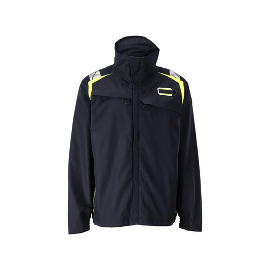Veste avec inserts stretch Veste de travail Multisafe, noir bleu/jaune haute visibilité