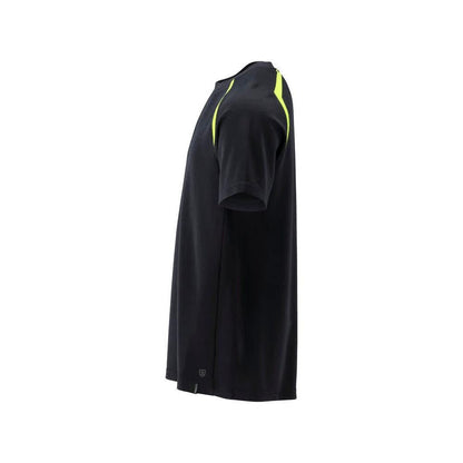 T-Shirt, moderne Passform T-shirt Multisafe, schwarzblau/hi-vis gelb