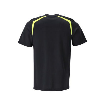 T-Shirt, moderne Passform T-shirt Multisafe, schwarzblau/hi-vis gelb
