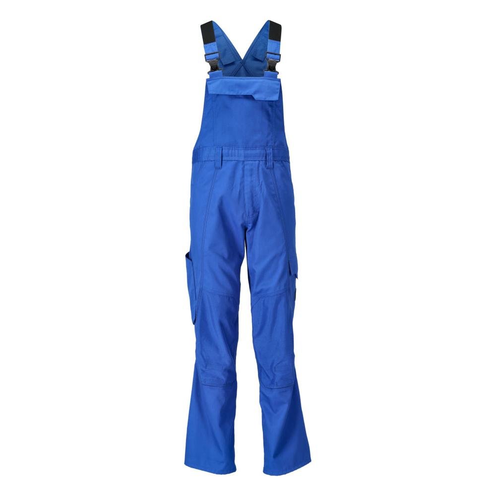 Latzhose mit Knietaschen Latzhose, azurblau