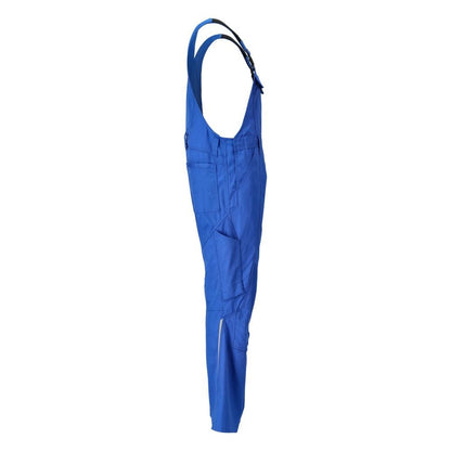 Latzhose mit Knietaschen Latzhose, azurblau